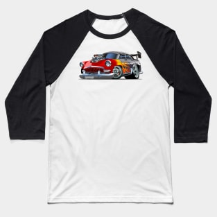 Cartoon hot rod Baseball T-Shirt